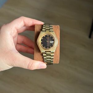Vintage Gold Seiko, Brown Dial, 37mm [7009-8079]
